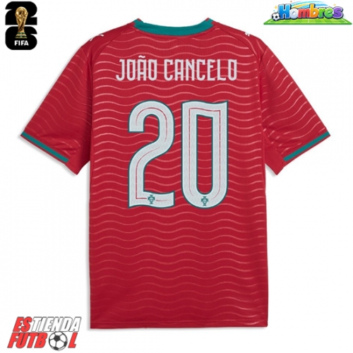 Portugal Joao Cancelo #20 Primera Equipación Mundial 2026 Manga Corta